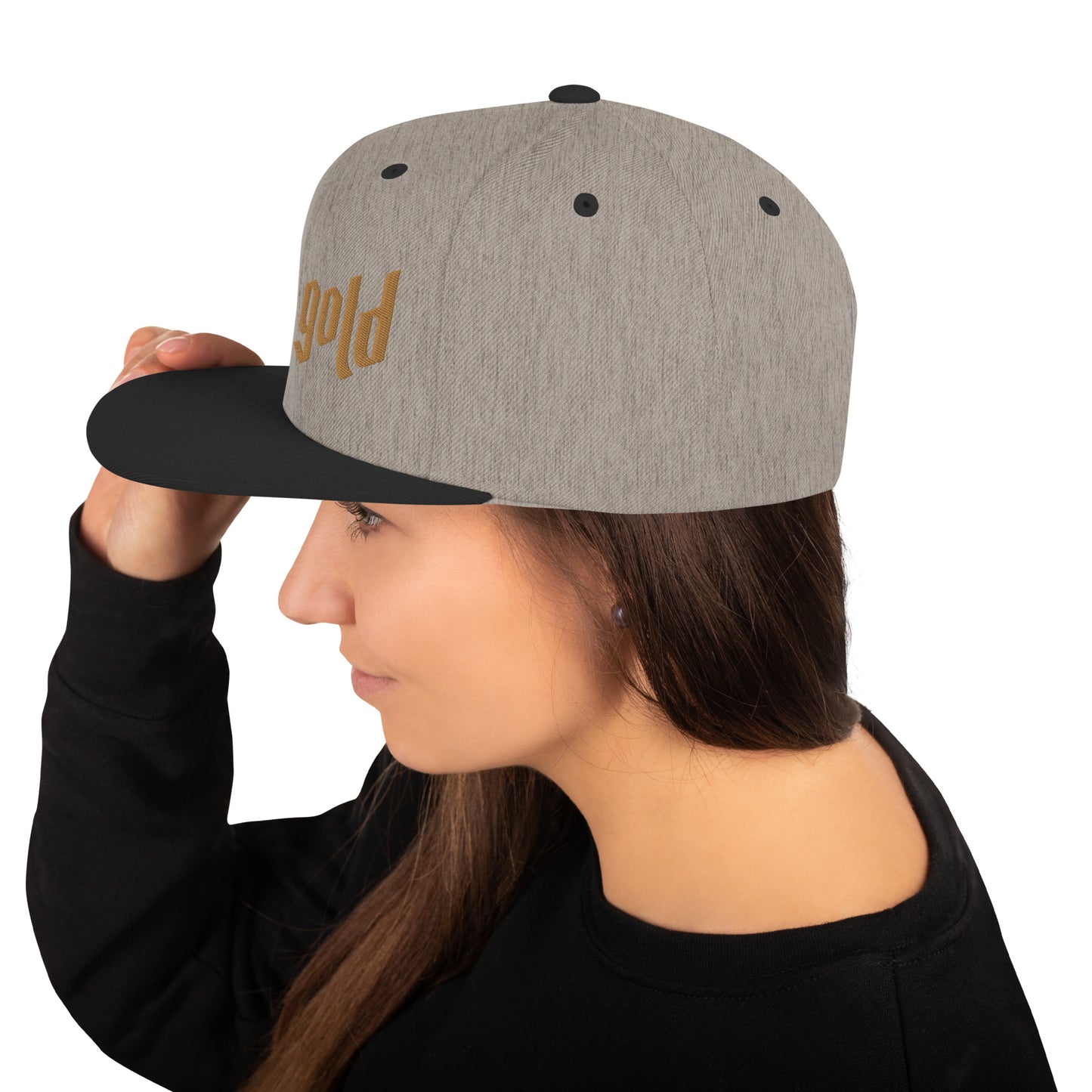 #gold Snapback Cap - in 2 Farben