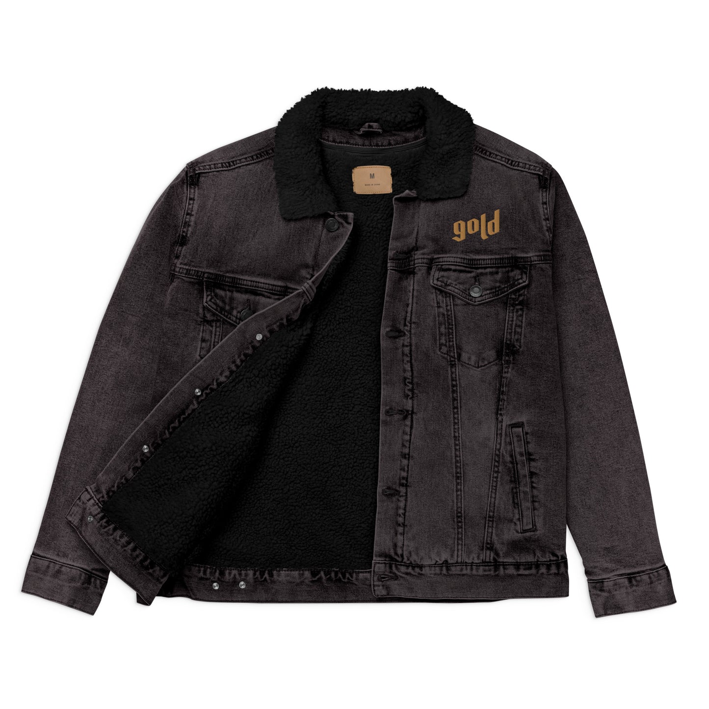 #gold Jeansjacke - in 2 Farben