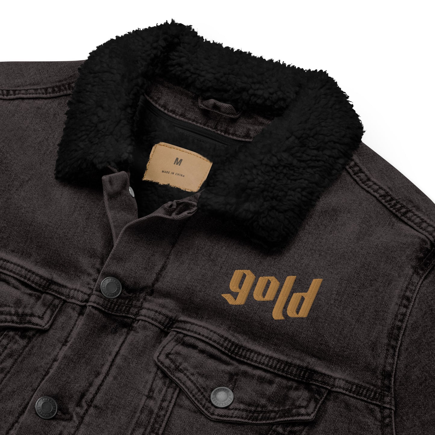 #gold Jeansjacke - in 2 Farben