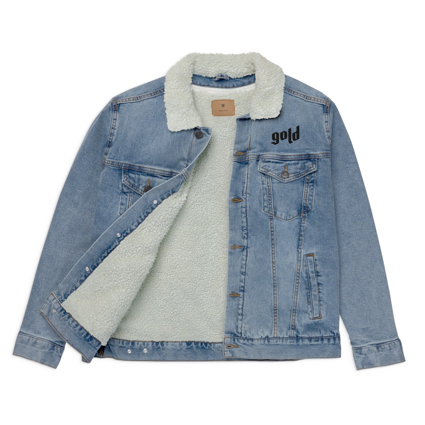 #gold Jeansjacke - in 2 Farben
