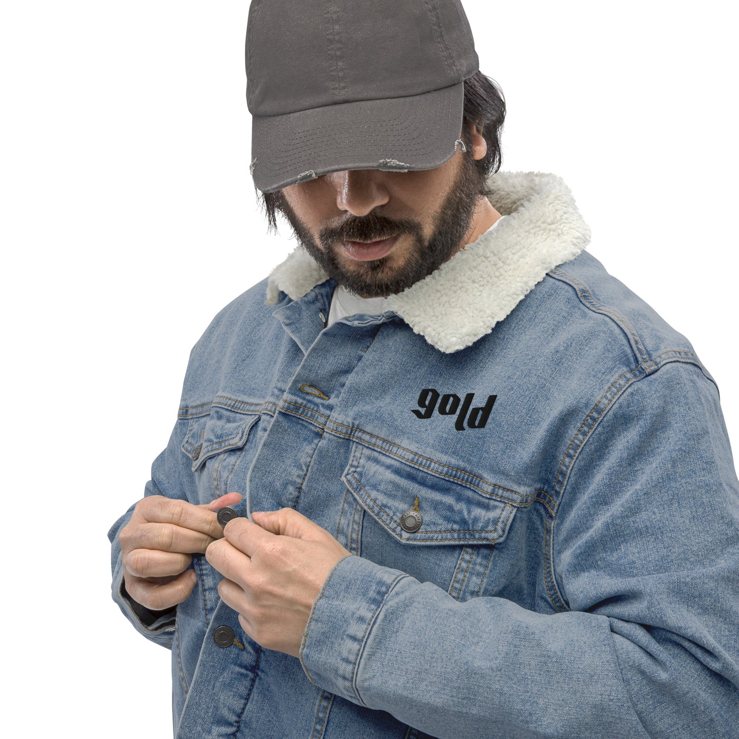 #gold Jeansjacke - in 2 Farben