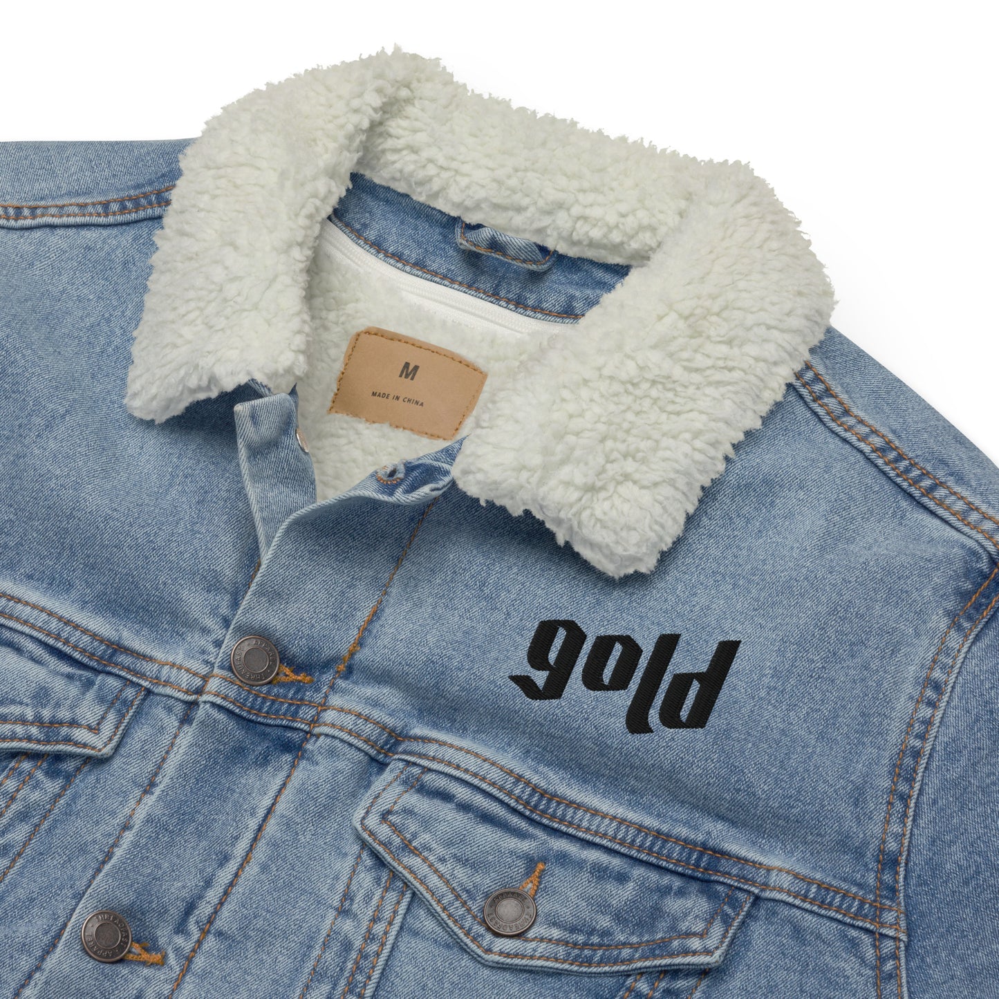 #gold Jeansjacke - in 2 Farben