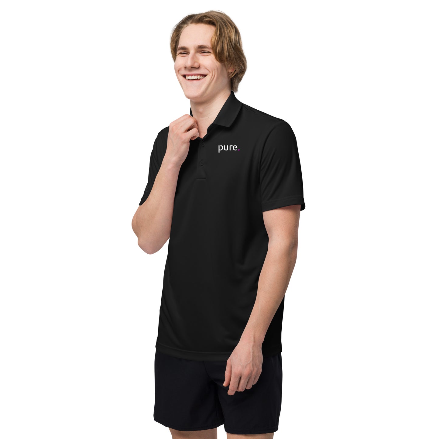 #pure Websession BIG - adidas Premium-Poloshirt bedruckt