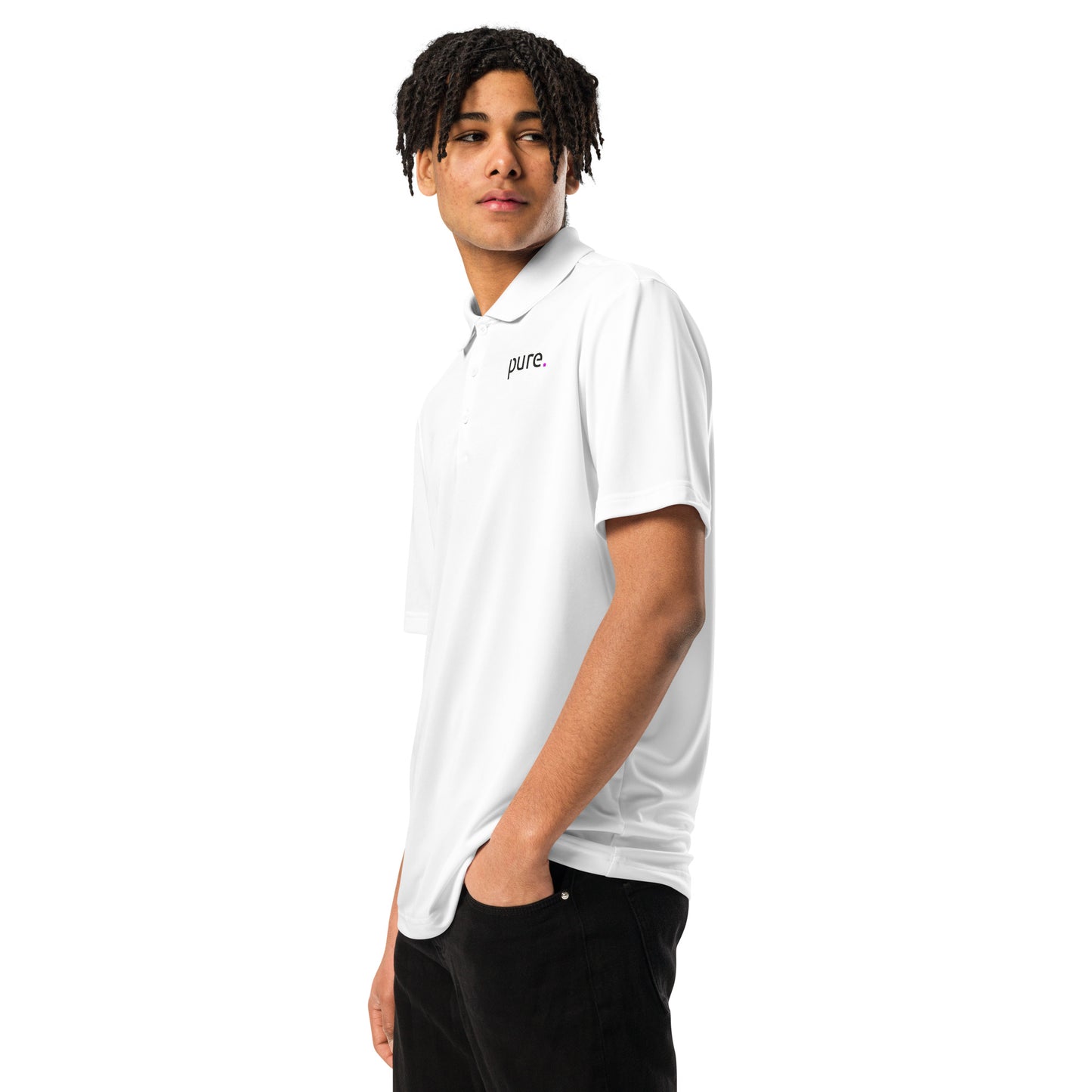#pure Websession BIG - adidas Premium-Poloshirt bedruckt