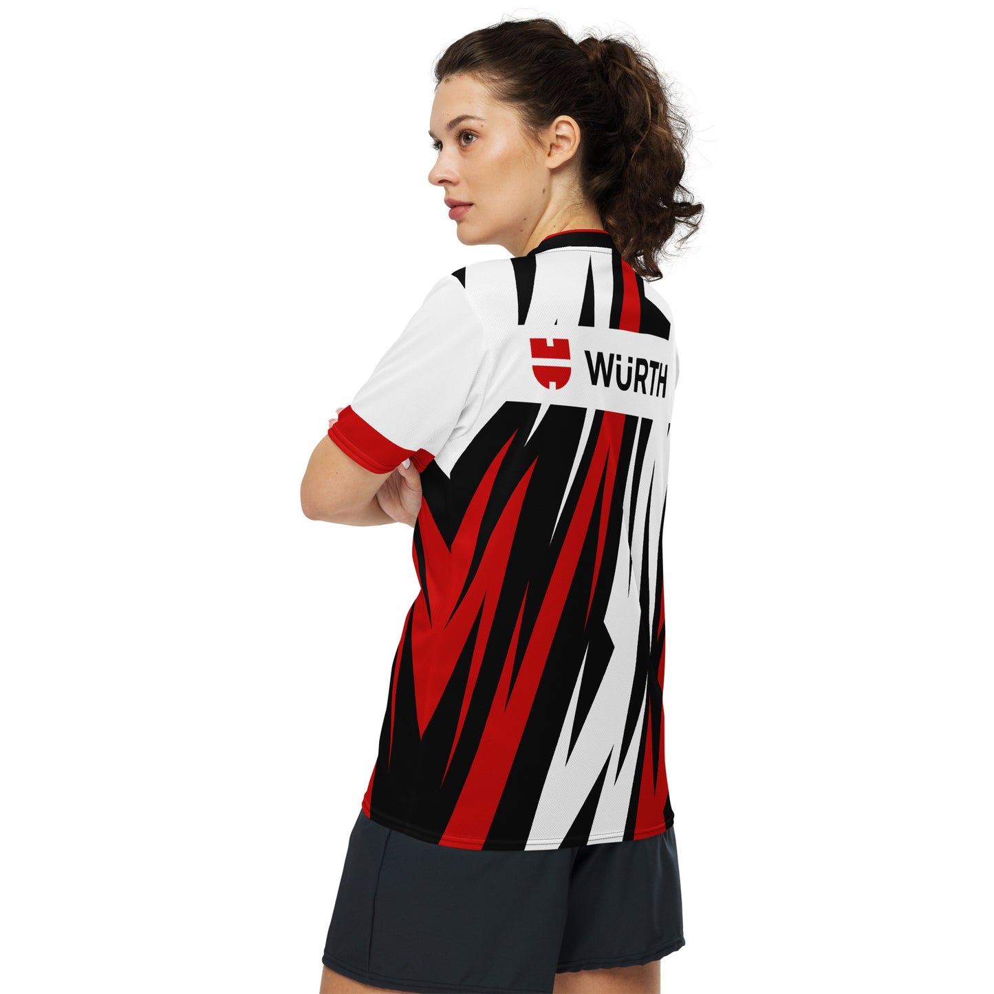 WÜRTH Darts #1 Recyceltes Unisex-Trikot mit Allover-Druck
