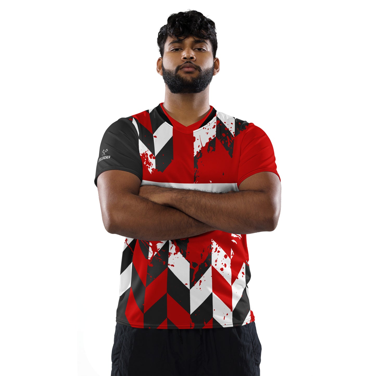 WÜRTH Darts #2 Recyceltes Unisex-Trikot mit Allover-Druck