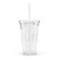 pure. WEBSESSION - Doppelwandiger Becher mit Strohhalm
