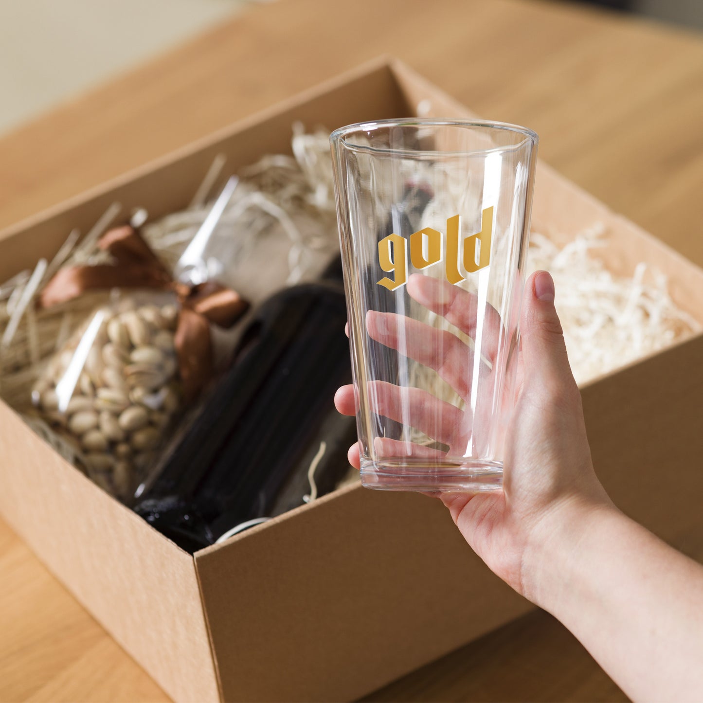 #gold Pint-Glas
