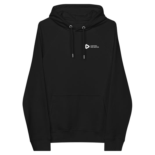 COM Bio-Raglan-Hoodie - bedruckt