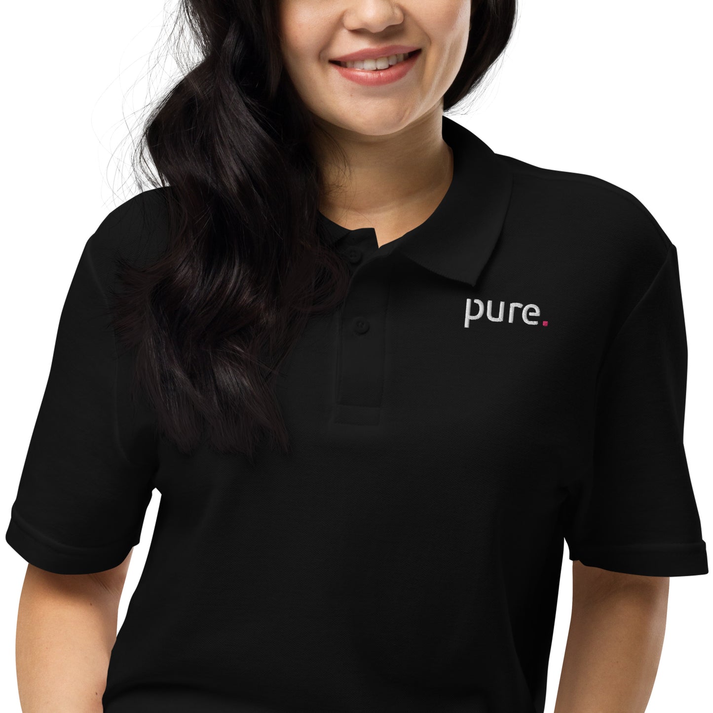 #pure Websession BIG - Piqué-Poloshirt bestickt
