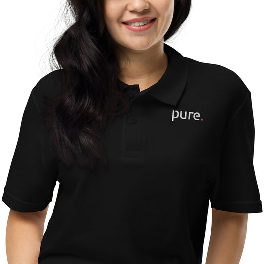 #pure Websession BIG - Piqué-Poloshirt bestickt
