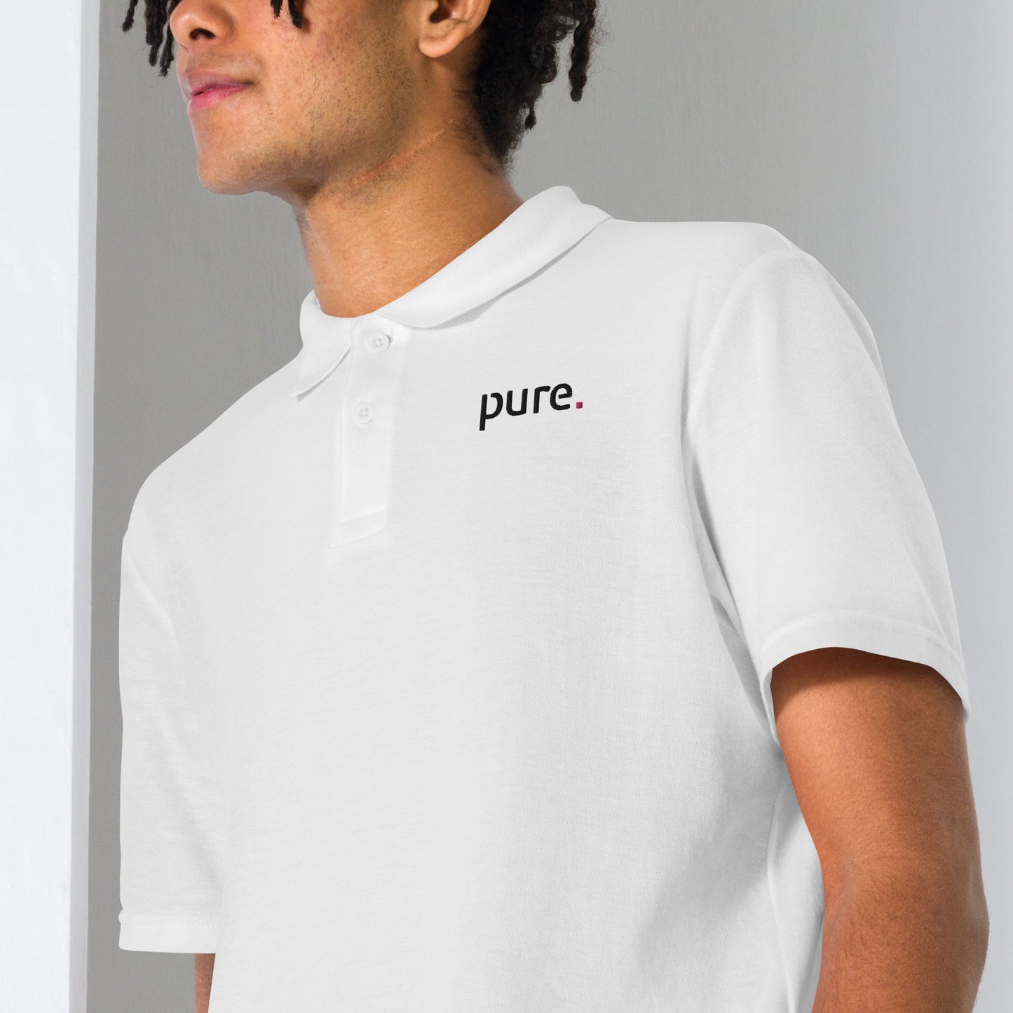 #pure Websession BIG - Piqué-Poloshirt bestickt