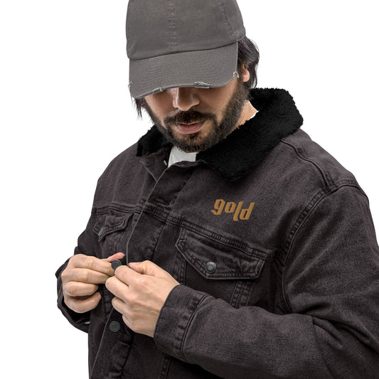 #gold Jeansjacke - in 2 Farben
