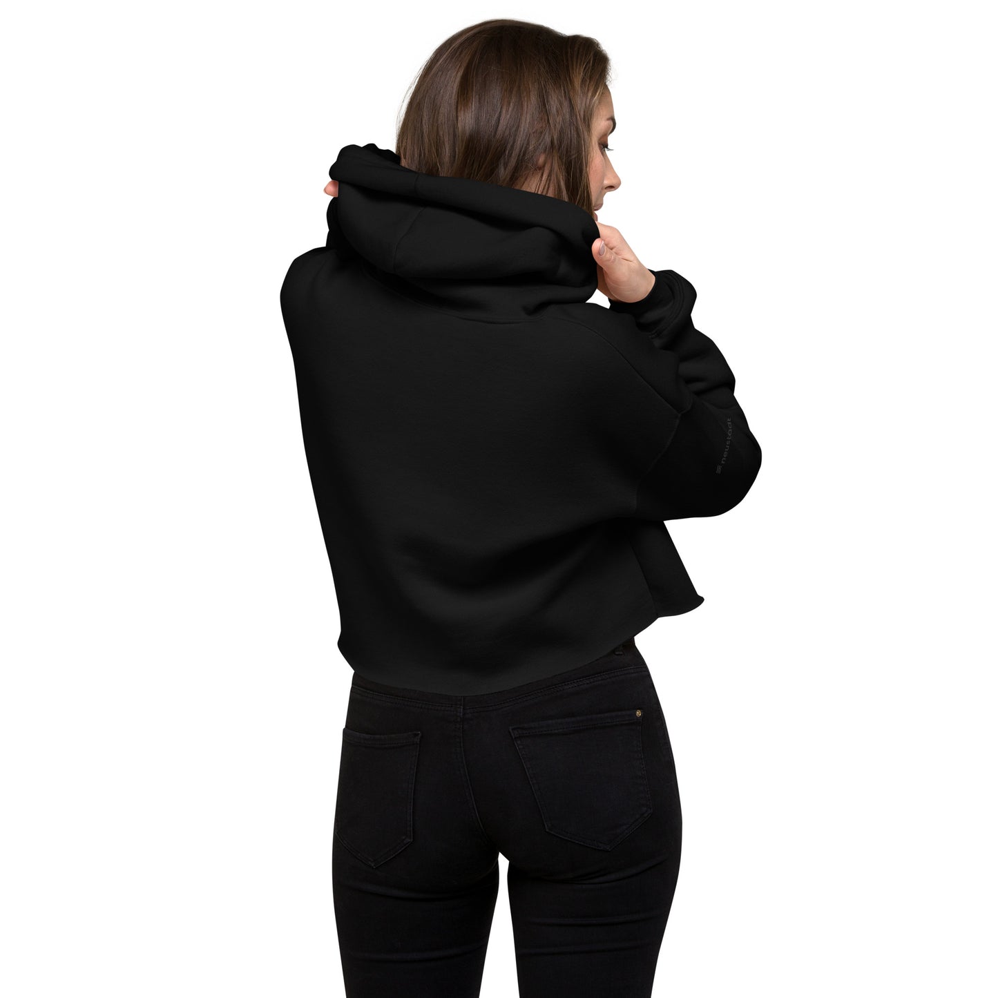 #neustadt Damen Crop-Hoodie BOLD
