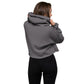 #neustadt Damen Crop-Hoodie BOLD