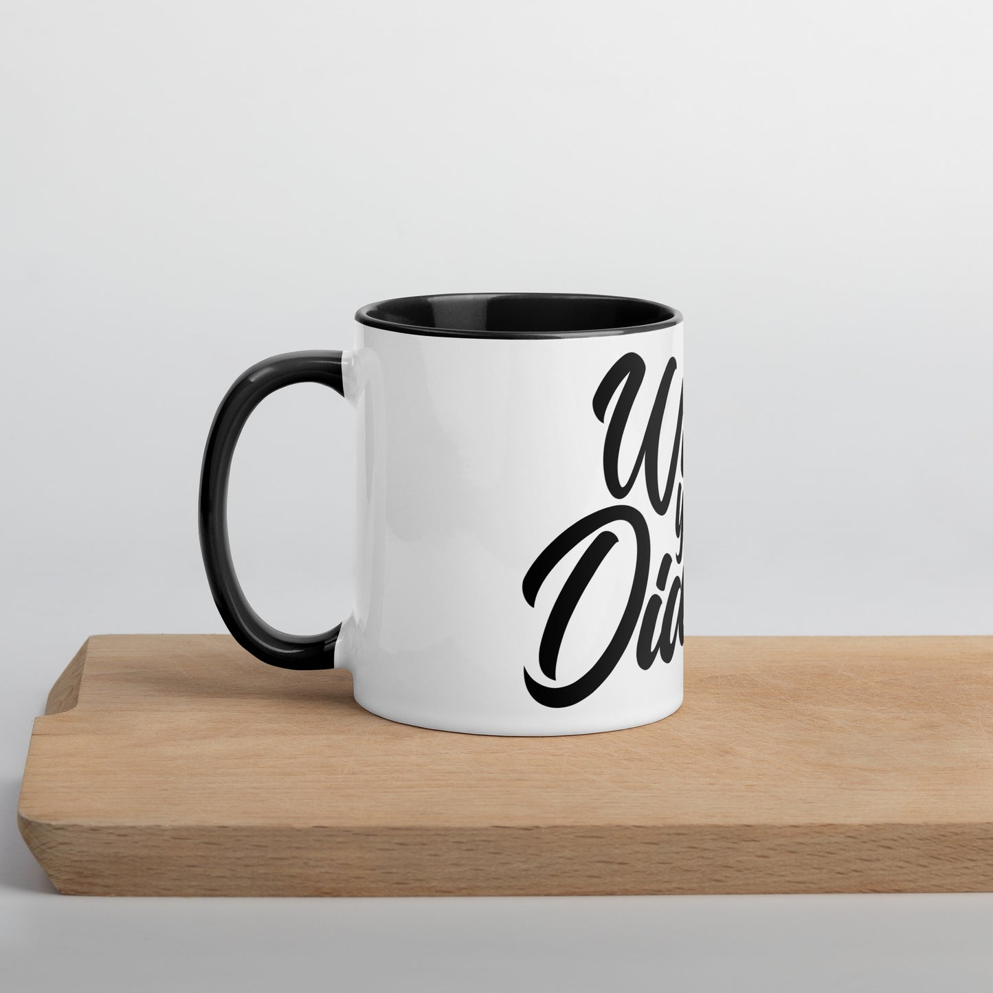 #whosyourdidi Tasse mit farbiger Innenseite