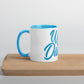 #whosyourdidi Tasse mit farbiger Innenseite