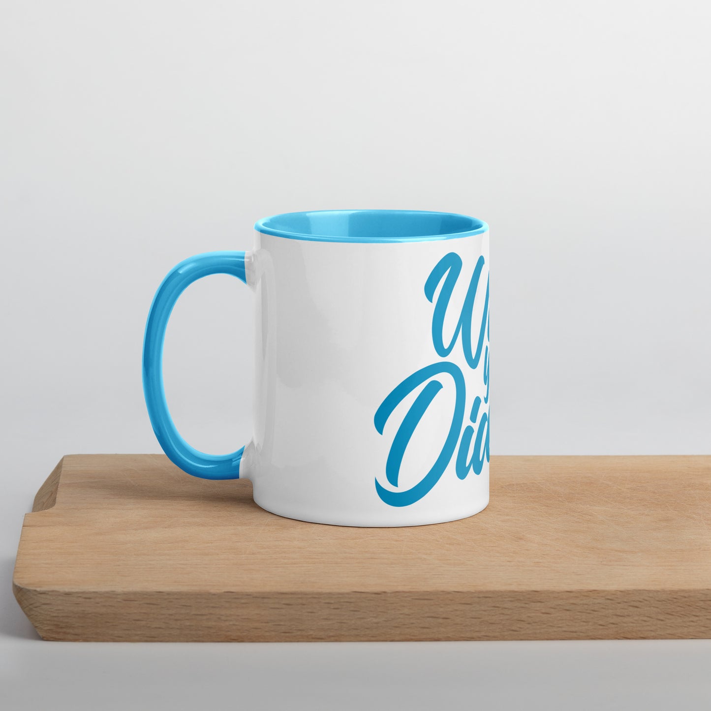 #whosyourdidi Tasse mit farbiger Innenseite