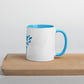#whosyourdidi Tasse mit farbiger Innenseite