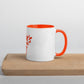 #whosyourdidi Tasse mit farbiger Innenseite