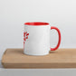 #whosyourdidi Tasse mit farbiger Innenseite