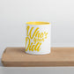 #whosyourdidi Tasse mit farbiger Innenseite