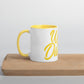 #whosyourdidi Tasse mit farbiger Innenseite