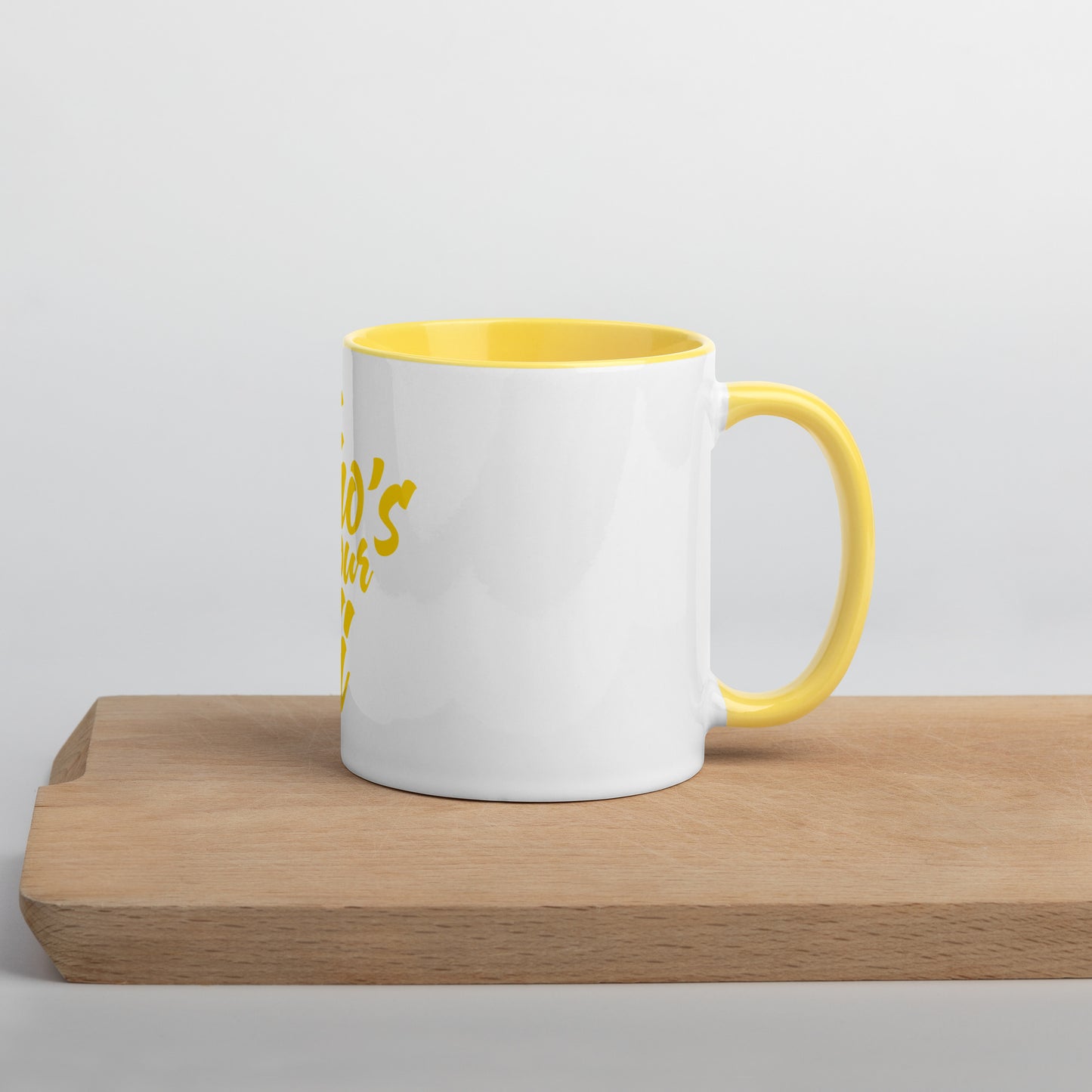 #whosyourdidi Tasse mit farbiger Innenseite
